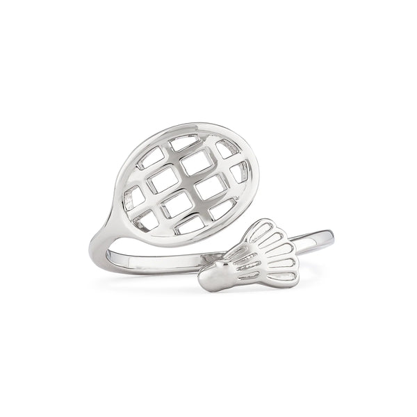 Stylish Badminton Wrap Ring for Sport Lovers - Wearing Felicity Badminton-Wrap-Ring-01