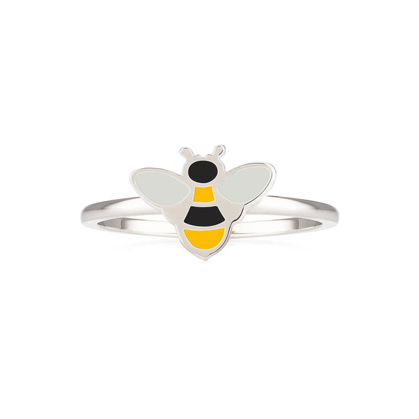 Stylish Bee Ring - Unique Handcrafted Jewelry - Wearing Felicity Bee-Ring-01