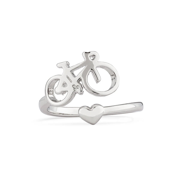 Stylish Bike Wrap Ring for Sport Lovers - Wearing Felicity Bike-Wrap-Ring-01