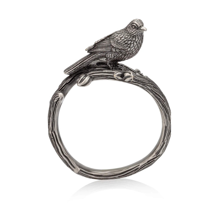 Stylish Bird Wrap Ring - Perfect Gift for Animal Lovers - Wearing Felicity Bird-Wrap-Ring