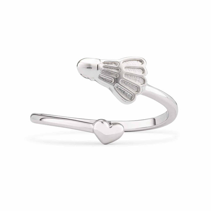 Stylish Birdie Wrap Ring for Sport Lovers - Wearing Felicity Birdie-Wrap-Ring-01