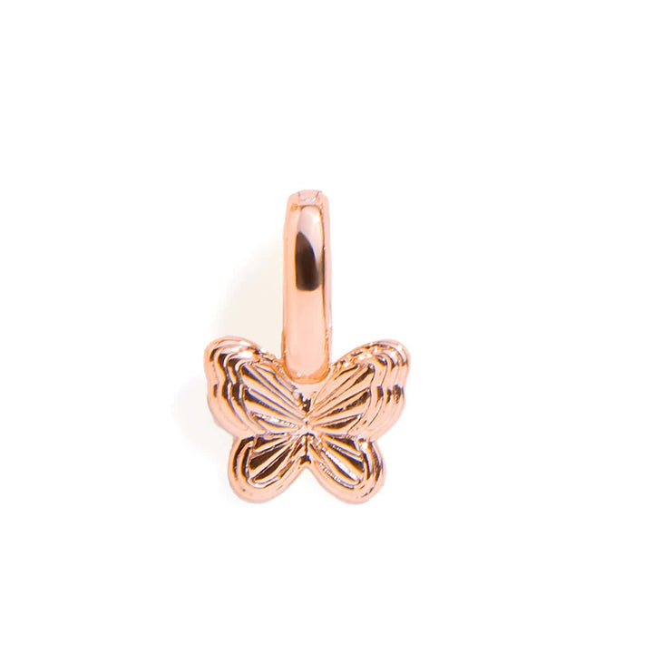 Elegant Butterfly Charm for Bracelet Customization - Wearing Felicity Butterfly-Charm-Rose-Gold