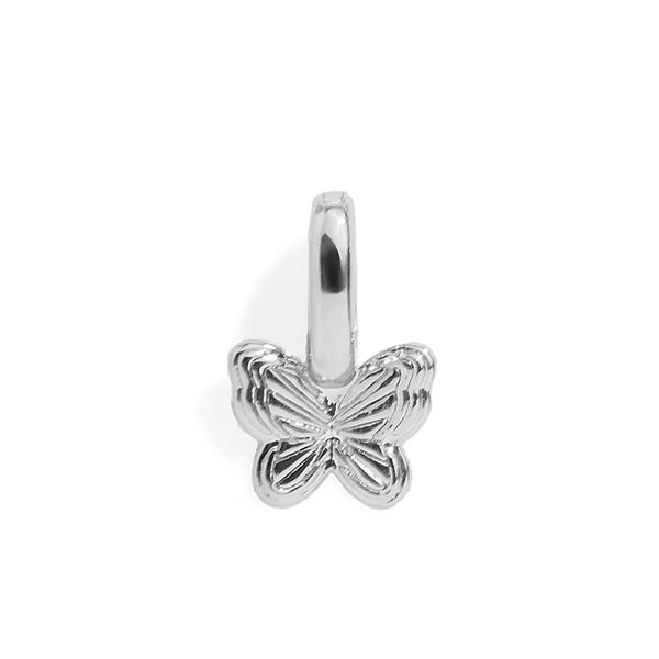 Elegant Butterfly Charm for Bracelet Customization - Wearing Felicity Butterfly-Charm-Silver