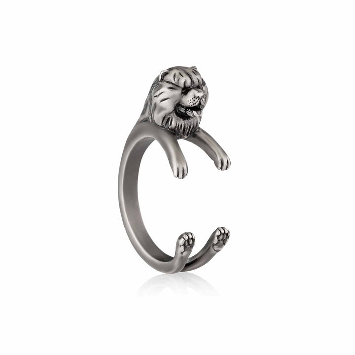 Stylish Chow Chow Wrap Ring for Animal Lovers - Wearing Felicity Chow-Chow-Wrap-Ring-01