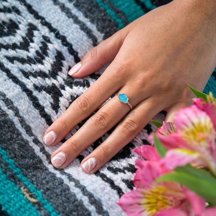 Stylish Handcrafted Cloud Ring - Wearing Felicity Cloud-Ring-02