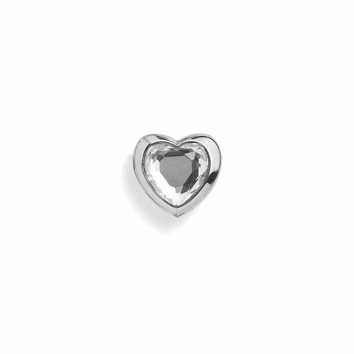 Sparkling Crystal Heart Charm for Dog Collars - Wearing Felicity Crystal-Heart-Collar-Charm