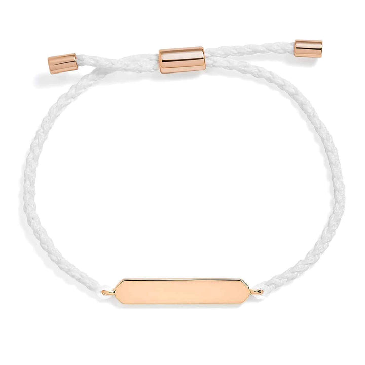 Personalized Engravable Bar Bracelet for Unique Style - Wearing Felicity Engravable-Bar-Bracelet-Rose-Gold