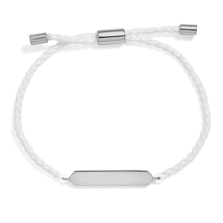 Personalized Engravable Bar Bracelet for Unique Style - Wearing Felicity Engravable-Bar-Bracelet-Silver