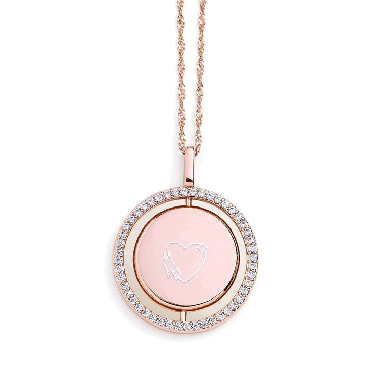 Personalized Engravable Spin Necklace - Wearing Felicity Engravable-Spin-Necklace-06