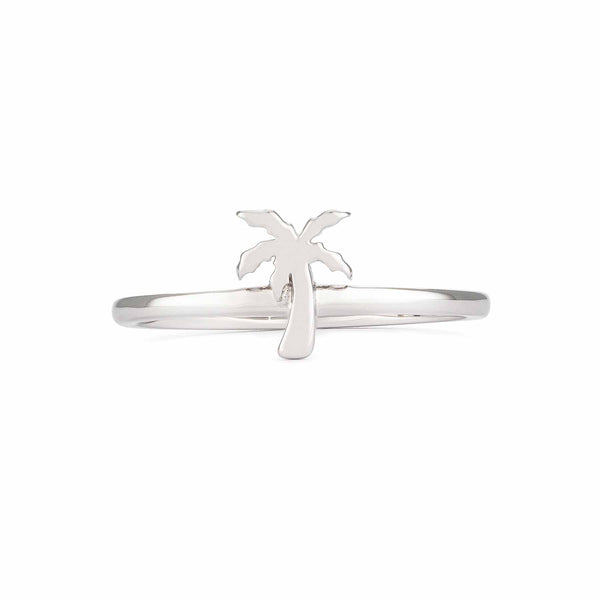 Stylish Handcrafted Palm Tree Ring - Wearing Felicity Palm-Tree-Ring-01