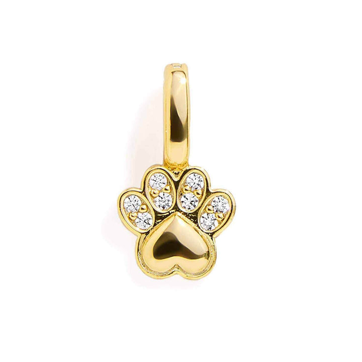 Shop Paw Charm - Perfect for Animal Lovers - Wearing Felicity Paw-Charm-Gold