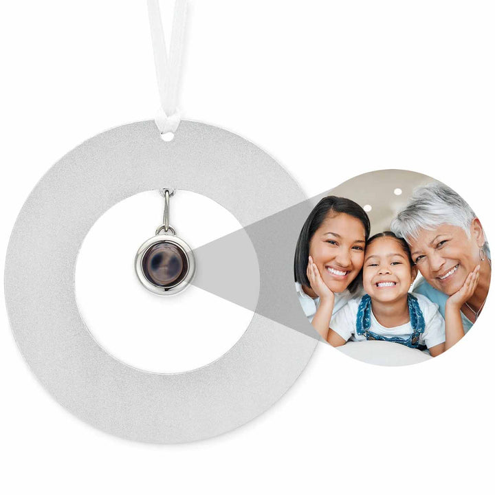 Personalized Circle Photo Ornament - Custom Gift - Wearing Felicity Personalized-Circle-Photo-Ornament-01