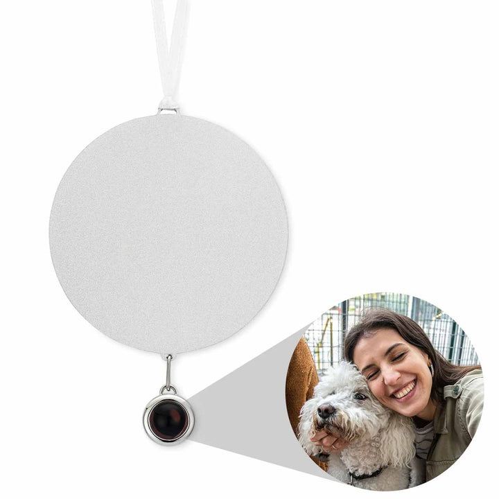 Custom Personalized Circle Photo Ornament Gift - Wearing Felicity Personalized-Circle-Symbol-Photo-Ornament-01