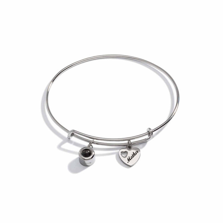 Customizable Photo Bangle with Mother Charm - Wearing Felicity Personalized-Photo-Bangle-With-Mother-Charm-02_24963e36-1b93-453c-b1db-6e0d4a13c246