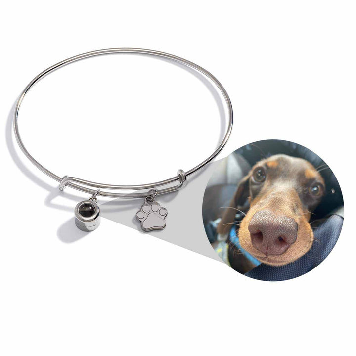 Custom Photo Bangle with Paw Charm - Unique Gift - Wearing Felicity Personalized-Photo-Bangle-With-Paw-Charm-01_0aff7b22-65d2-4b4b-99c7-648fc4548c48