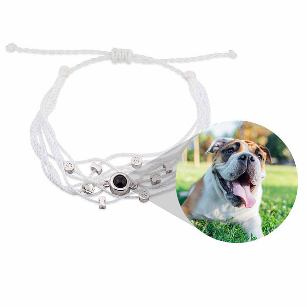 Custom Dog Charm Photo Bracelet - Wearing Felicity Personalized-Photo-Bracelet-With-Dog-Charms-01