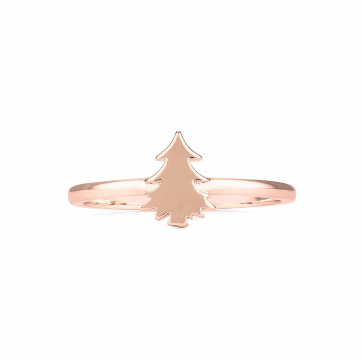 Stylish Handcrafted Pine Tree Ring - Wearing Felicity Pine-Tree-Ring-01