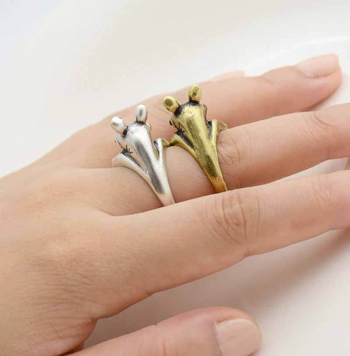 Shop Stylish Rhino Wrap Ring - Wearing Felicity Rhino-Wrap-Ring-02