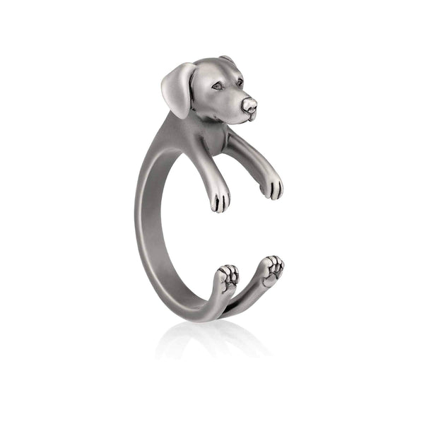 Stylish Rhodesian Ridgeback Wrap Ring Sale - Wearing Felicity Rhodesian-Ridgeback-Wrap-Ring