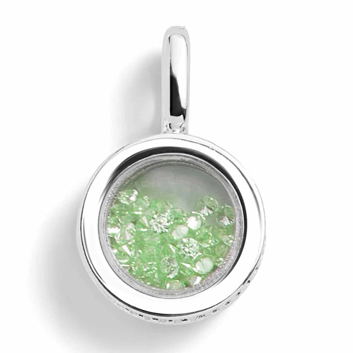 Shaky Birthstone Charm for Bracelets & Necklaces - Wearing Felicity Shaky-Birthstone-Charm-Peridot