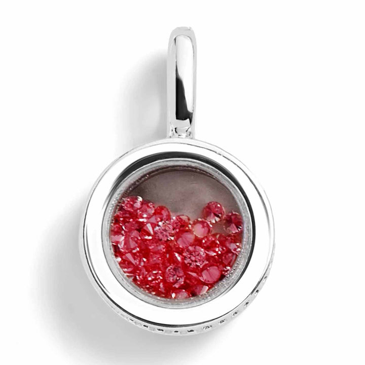 Shaky Birthstone Charm for Bracelets & Necklaces - Wearing Felicity Shaky-Birthstone-Charm-Ruby