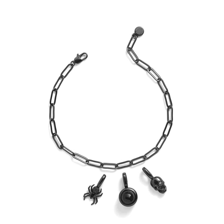 Stylish Skull Charm for Edgy Jewelry Lovers - Wearing Felicity Skull-Charm