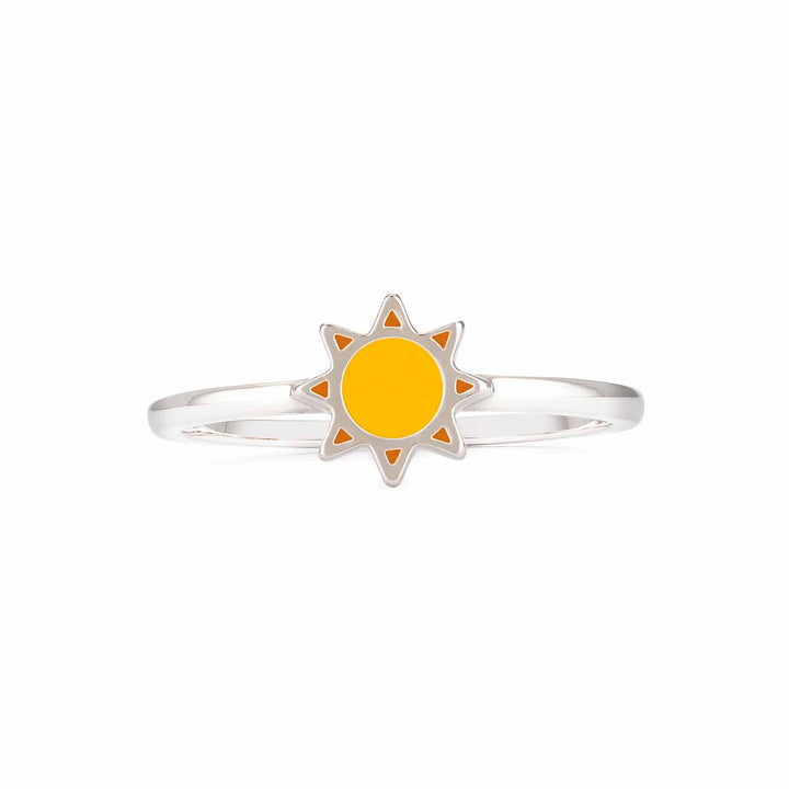 Stylish Handcrafted Sun Ring - Wearing Felicity Sun-Ring-01